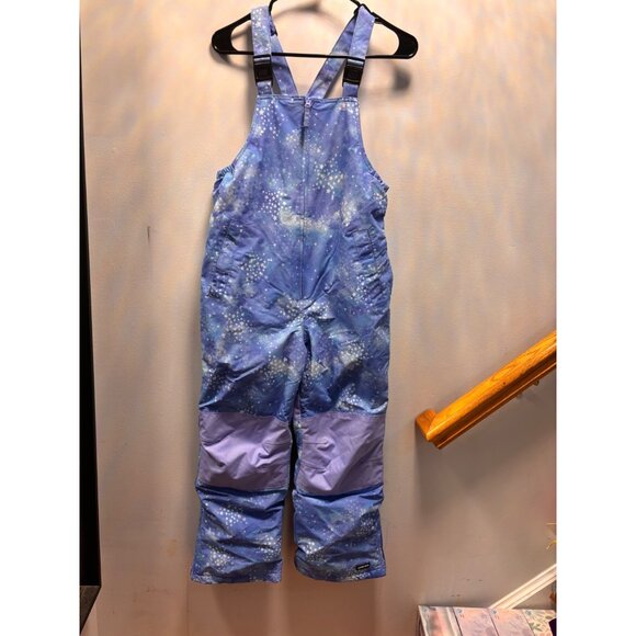 Lands End Snow Suit Bib Overalls Girls Size 10 H Reinforced Knees